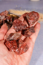 Rough Red Calcite 2-3.5cm, Intuitively chosen Rough Crystals Tali & Loz Crystals