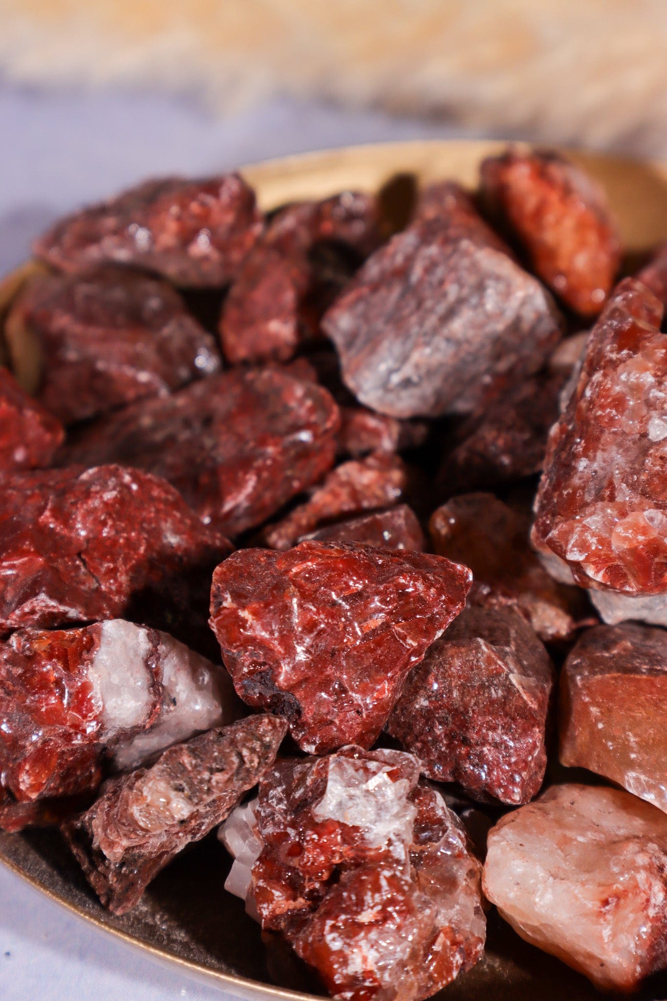 Rough Red Calcite 2-3.5cm, Intuitively chosen Rough Crystals Tali & Loz Crystals