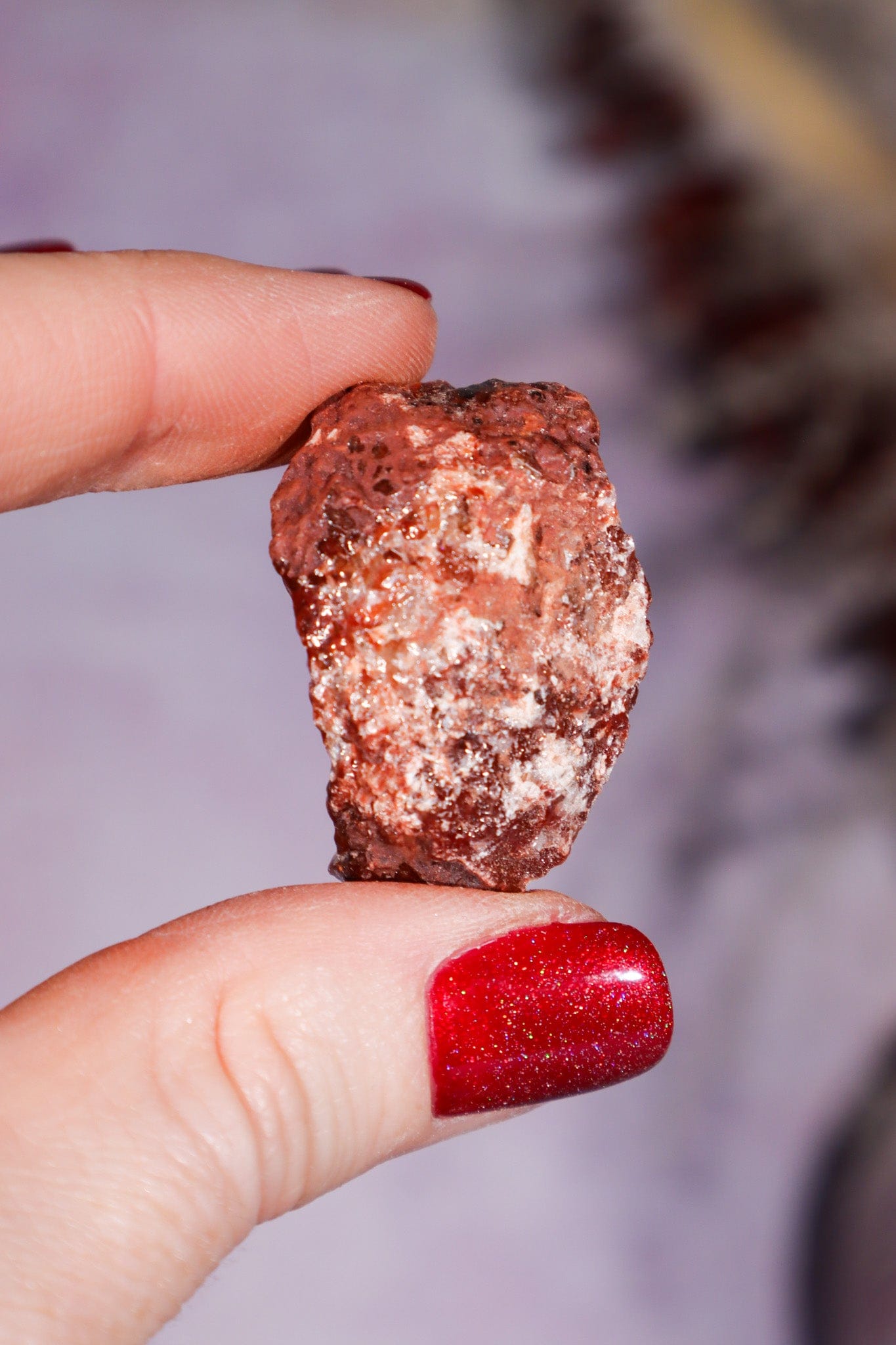 Rough Red Calcite 2-3.5cm, Intuitively chosen Rough Crystals Tali & Loz Crystals
