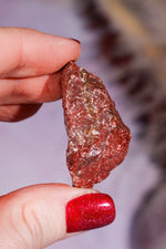 Rough Red Calcite 2-3.5cm, Intuitively chosen Rough Crystals Tali & Loz Crystals