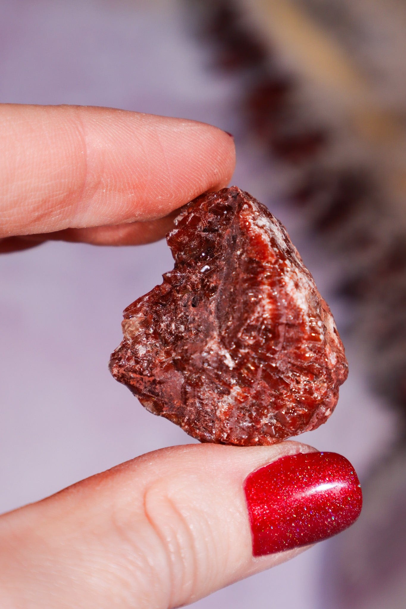 Rough Red Calcite 2-3.5cm, Intuitively chosen Rough Crystals Tali & Loz Crystals