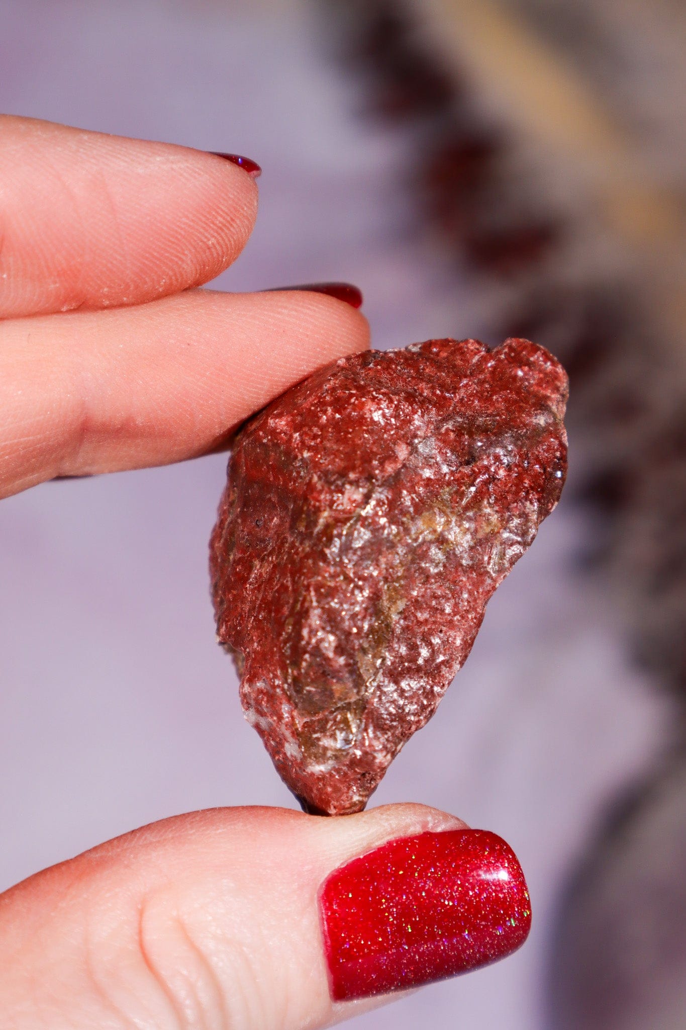 Rough Red Calcite 2-3.5cm, Intuitively chosen Rough Crystals Tali & Loz Crystals
