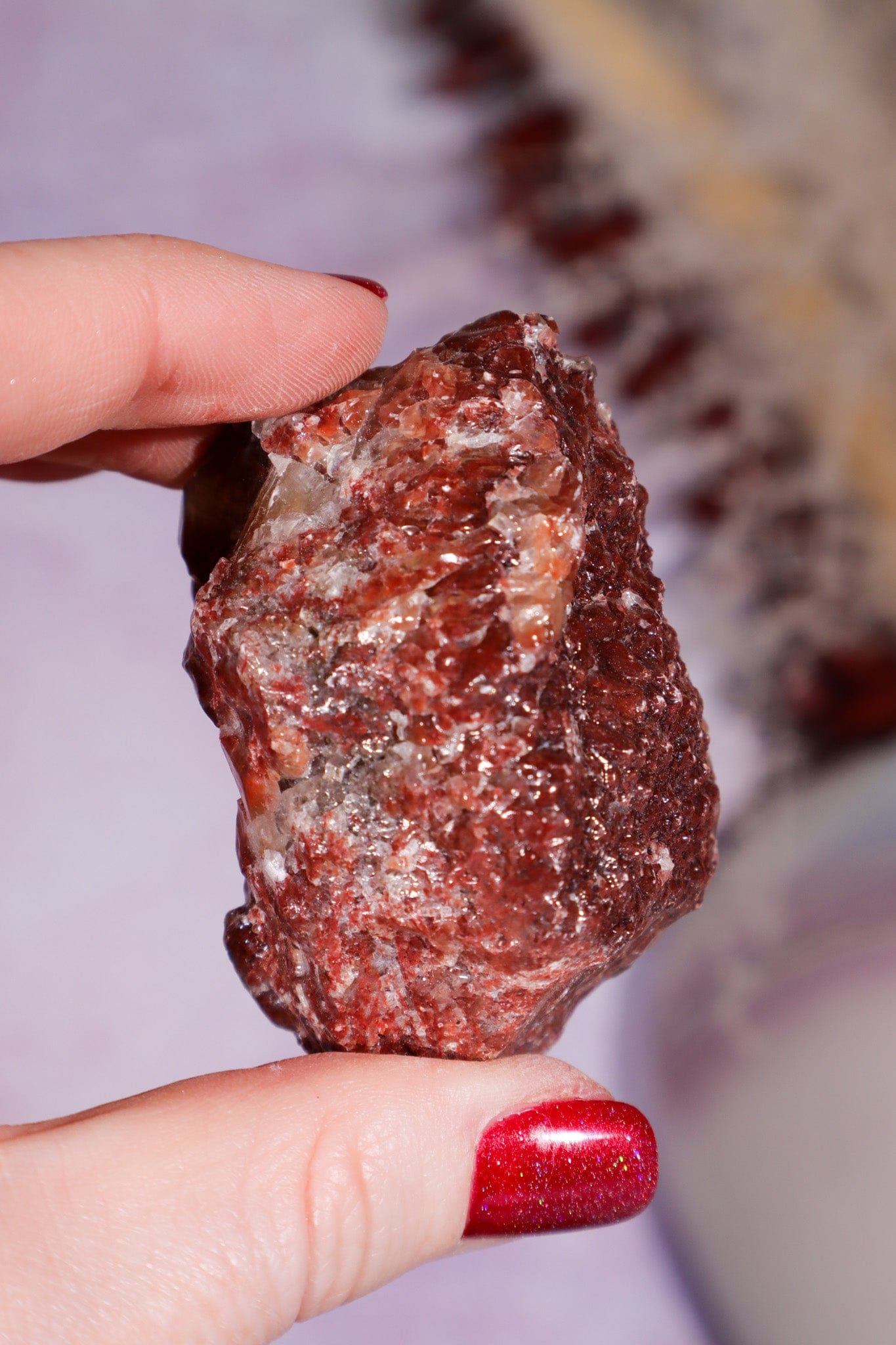 Rough Red Calcite 4.5-6cm, Intuitively chosen Rough Crystals Tali & Loz Crystals