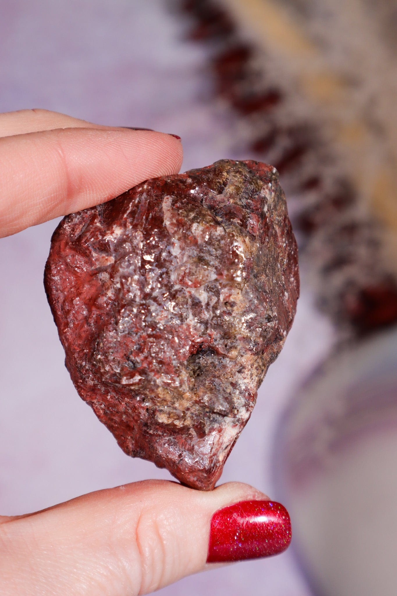 Rough Red Calcite 4.5-6cm, Intuitively chosen Rough Crystals Tali & Loz Crystals