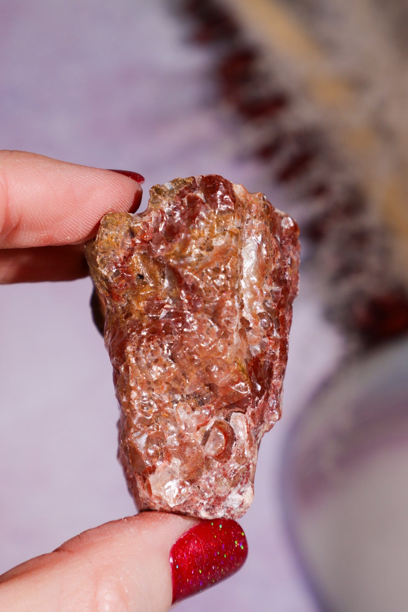 Rough Red Calcite 4.5-6cm, Intuitively chosen Rough Crystals Tali & Loz Crystals