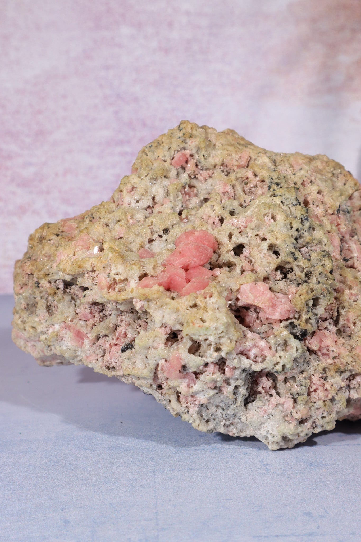 Rough Rhodochrosite Mineral 1.3kg, Colorado Minerals Tali & Loz Crystals