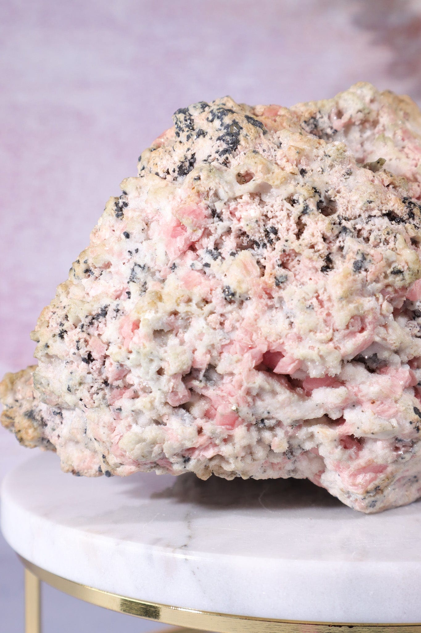 Rough Rhodochrosite Mineral 1.3kg, Colorado Minerals Tali & Loz Crystals