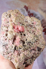 Rough Rhodochrosite Mineral 1.3kg, Colorado Minerals Tali & Loz Crystals