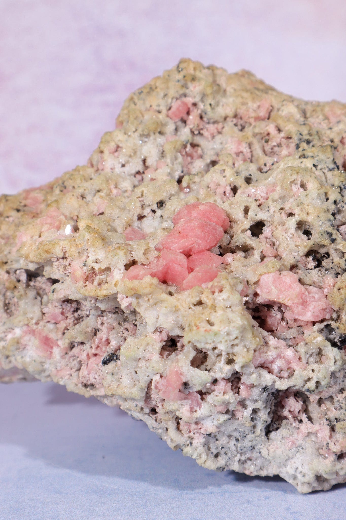 Rough Rhodochrosite Mineral 1.3kg, Colorado Minerals Tali & Loz Crystals