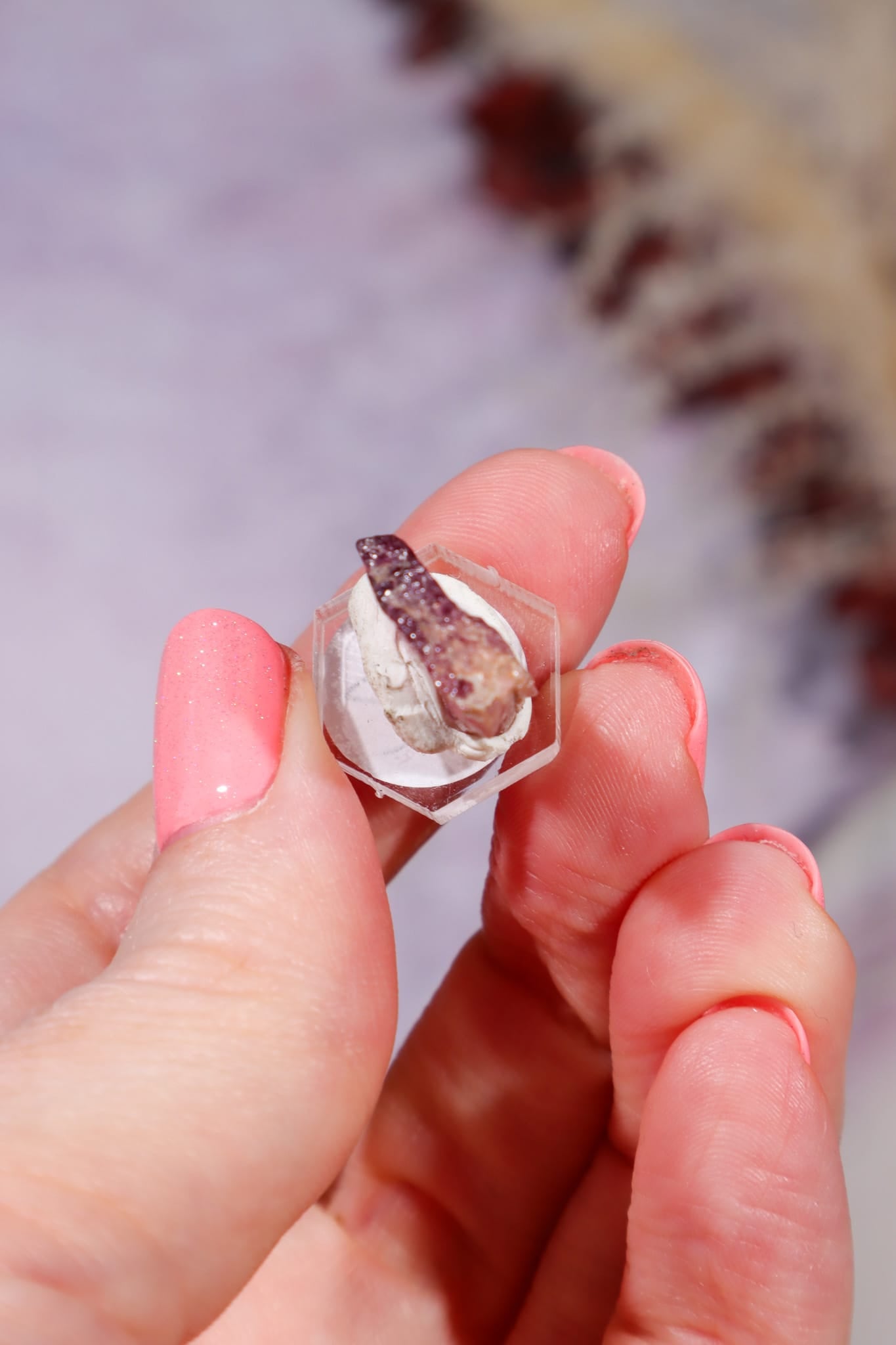 Rubellite Tourmaline Crystal | 14mm | Brazil Rough Crystals Tali & Loz Crystals