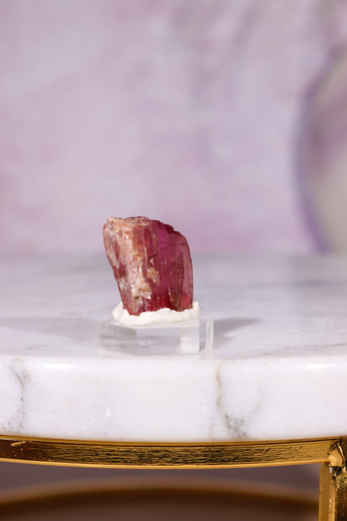 Rubellite Tourmaline Crystal | 14mm | Brazil Rough Crystals Tali & Loz Crystals