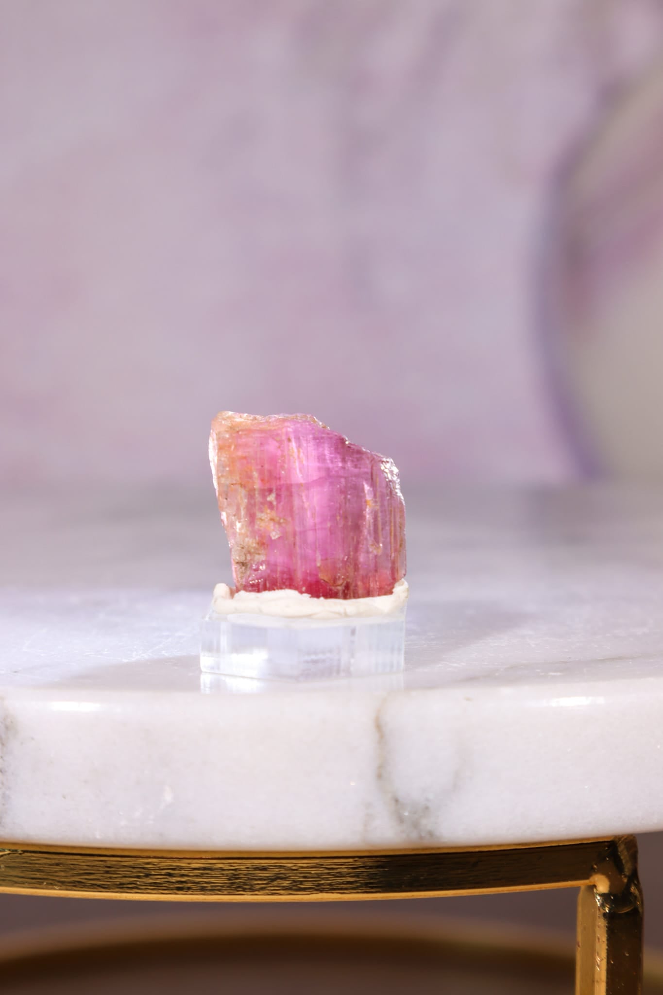 Rubellite Tourmaline Crystal | 14mm | Brazil Rough Crystals Tali & Loz Crystals