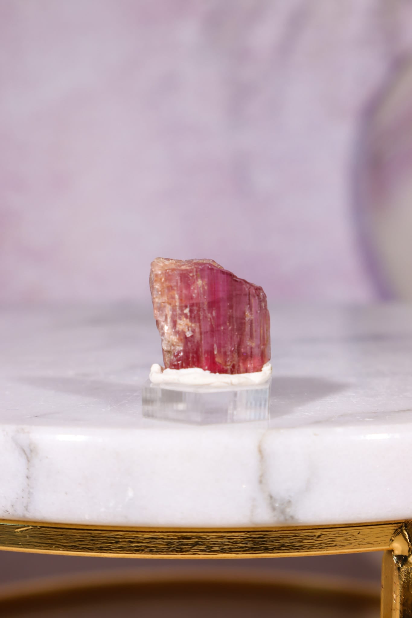Rubellite Tourmaline Crystal | 14mm | Brazil Rough Crystals Tali & Loz Crystals