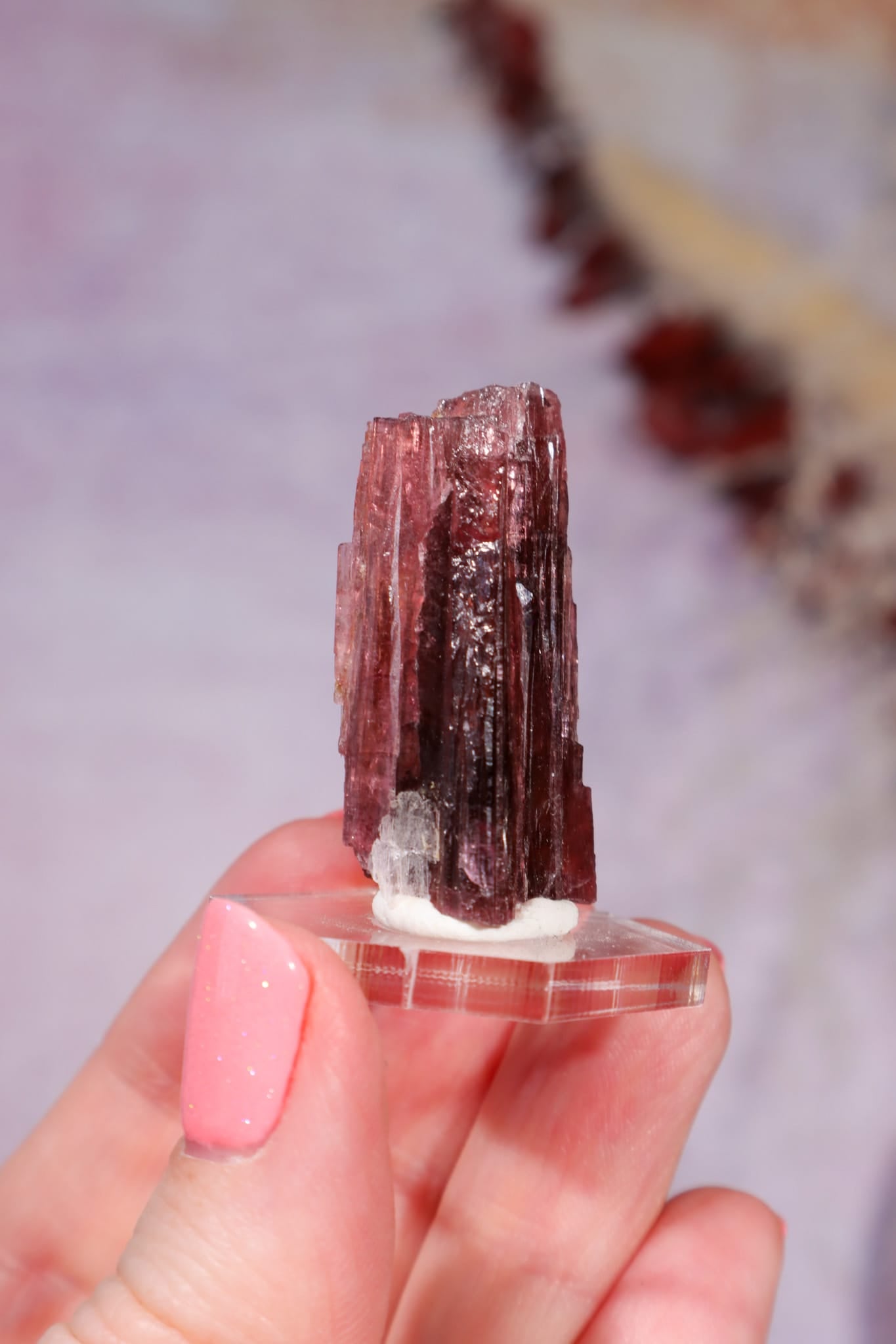 Rubellite Tourmaline Crystal | 35mm | Brazil Rough Crystals Tali & Loz Crystals