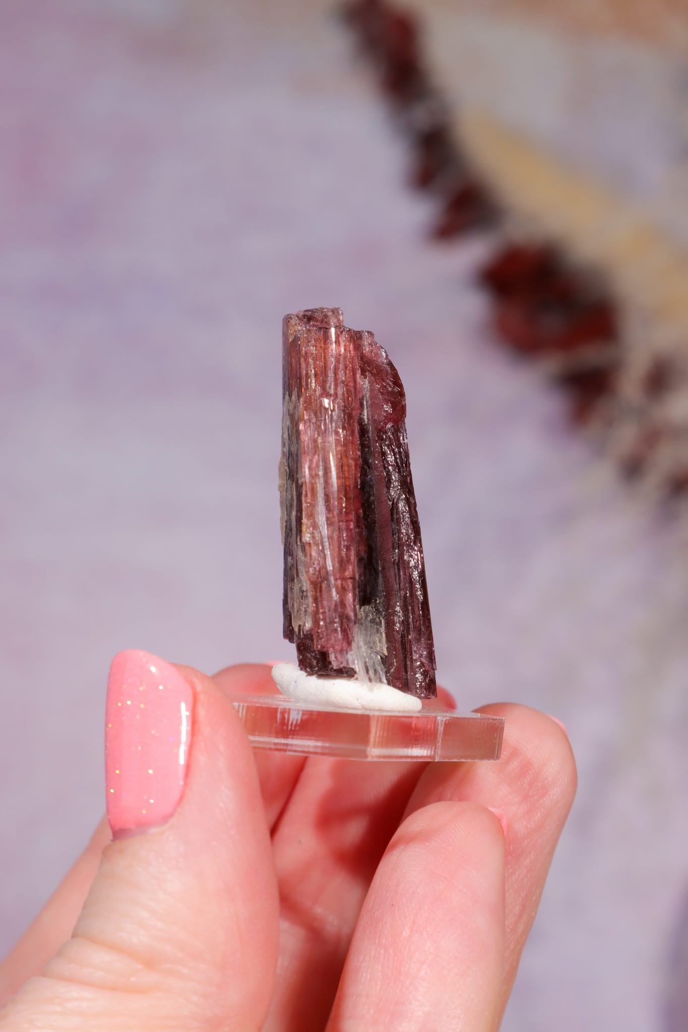 Rubellite Tourmaline Crystal | 35mm | Brazil Rough Crystals Tali & Loz Crystals