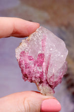 Rubellite Tourmaline in Quartz Matrix | 53mm | Brazil Rough Crystals Tali & Loz Crystals