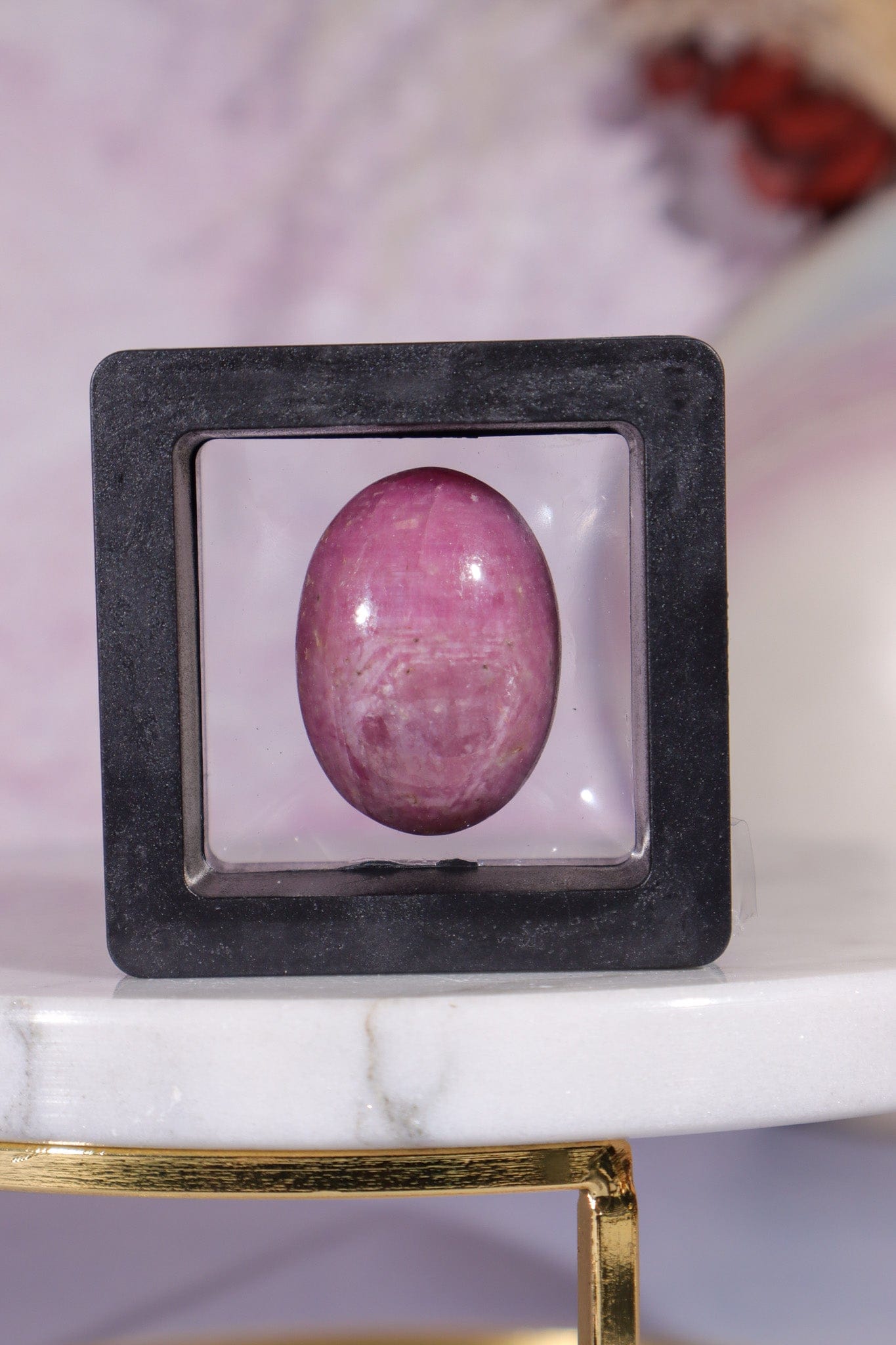 Ruby Cabochon 25gr Polished Crystals Tali & Loz Crystals