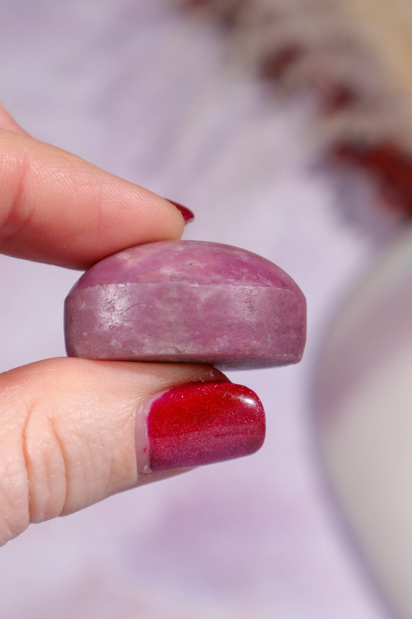 Ruby Cabochon 25gr Polished Crystals Tali & Loz Crystals