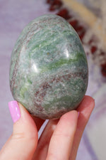 Ruby in Serpentine Egg | 75 × 57mm Egg Tali and Loz