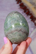 Ruby in Serpentine Egg | 75 × 57mm Egg Tali and Loz