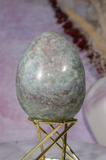 Ruby in Serpentine Egg | 75 × 57mm Egg Tali and Loz