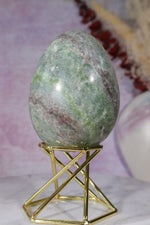 Ruby in Serpentine Egg | 75 × 57mm Egg Tali and Loz