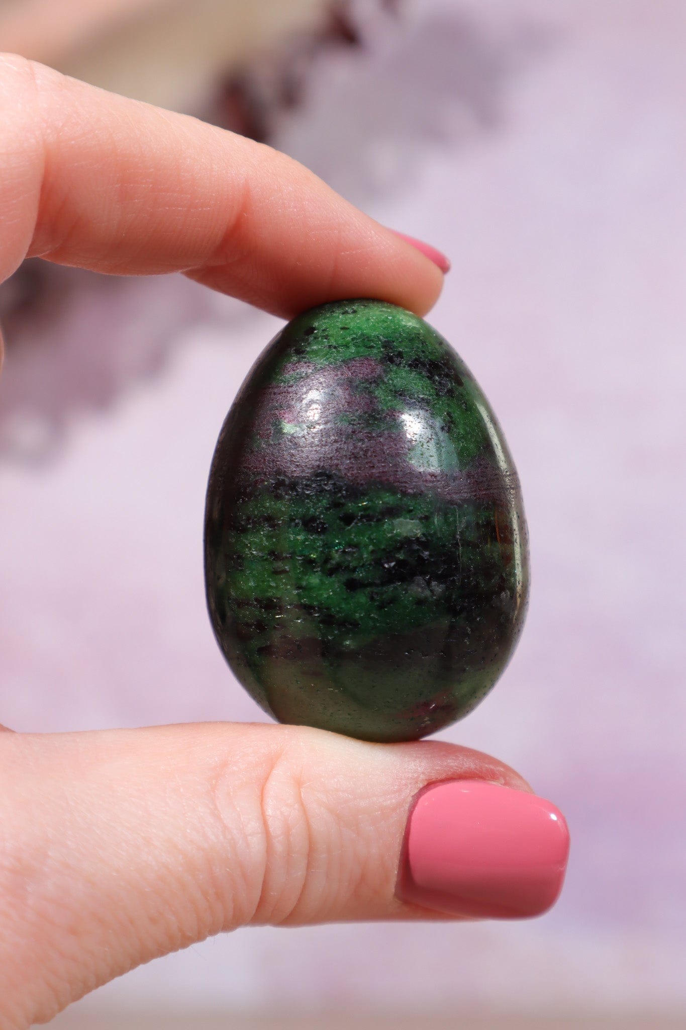 Ruby in Zoisite Egg 4cm Eggs Tali & Loz Crystals