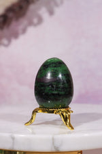 Ruby in Zoisite Egg 4cm - Tali & Loz Crystals