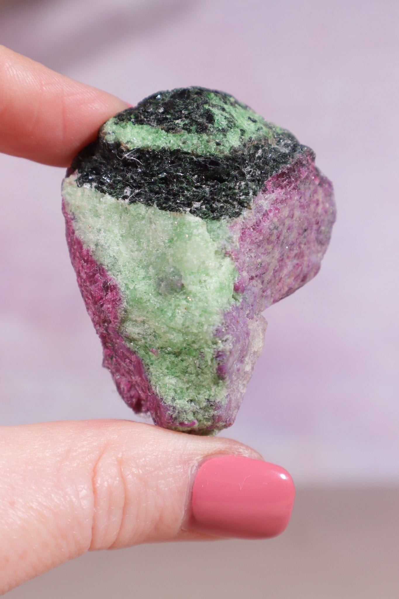 Ruby in Zoisite Specimen 68gr Minerals Tali & Loz Crystals