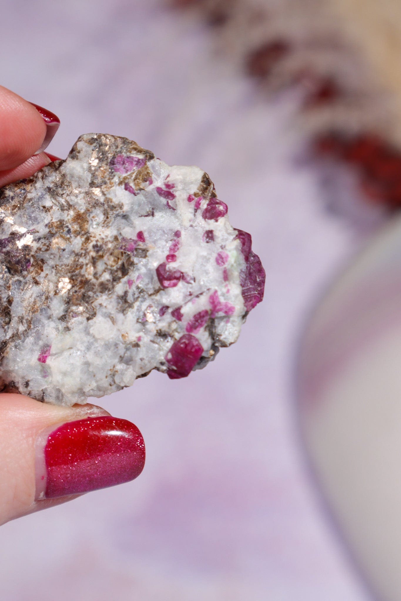 Ruby with Mica Specimen 24.5gr Specimens Tali & Loz Crystals