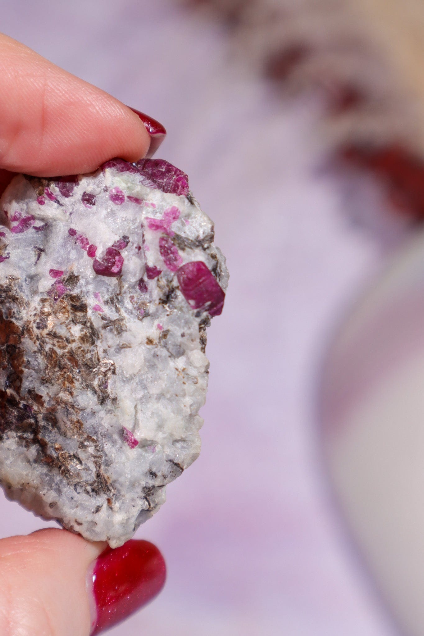 Ruby with Mica Specimen 24.5gr Specimens Tali & Loz Crystals