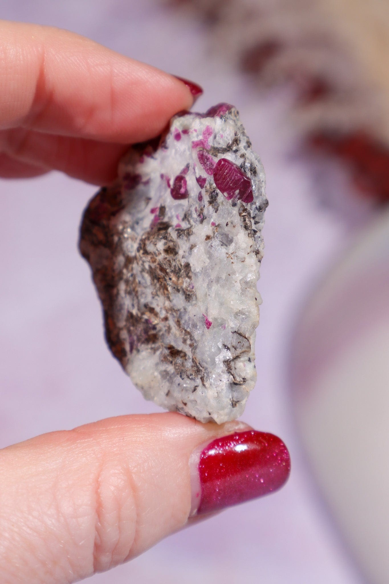 Ruby with Mica Specimen 24.5gr Specimens Tali & Loz Crystals