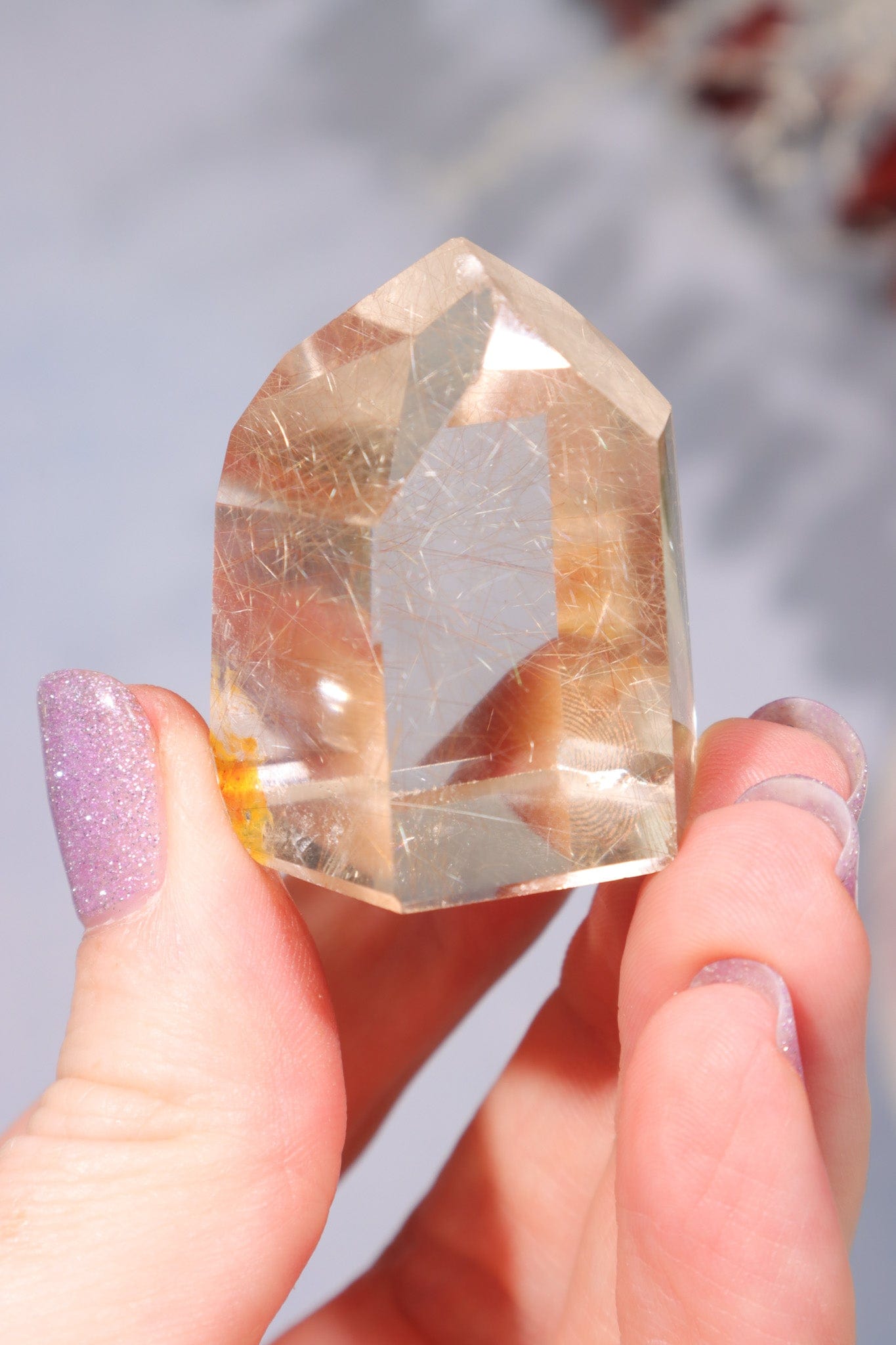 Rutilated Quartz Tower 3.5cm OUTLET Towers Tali & Loz Crystals