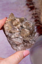 Rutilated Smoky Quartz Cluster | 6.6cm | Brazil Crystal Cluster Tali & Loz Crystals