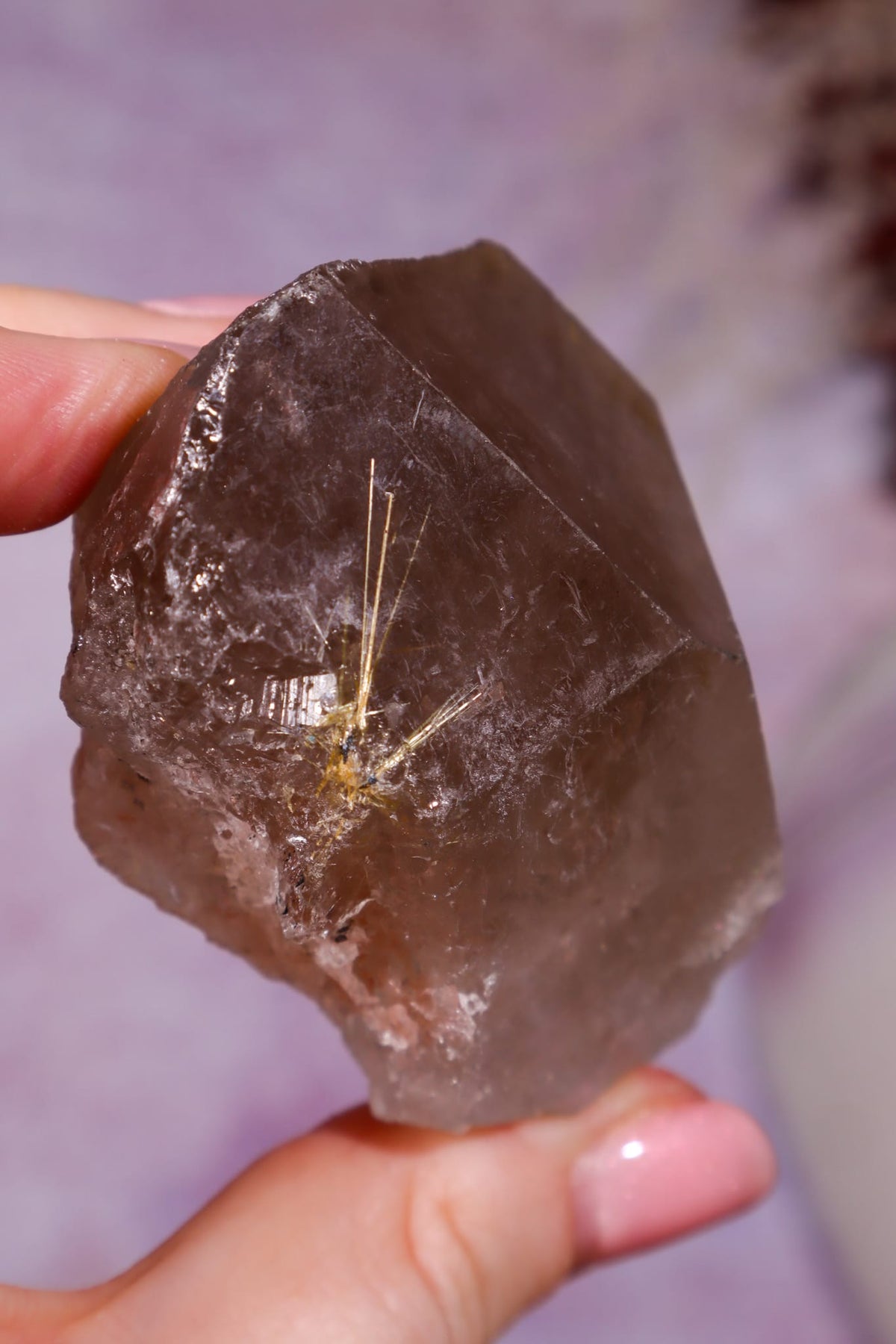 Rutilated Smoky Quartz Point | 6.8cm | Brazil Crystal Point Tali & Loz Crystals