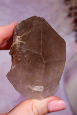 Rutilated Smoky Quartz Point | 6.8cm | Brazil Crystal Point Tali & Loz Crystals