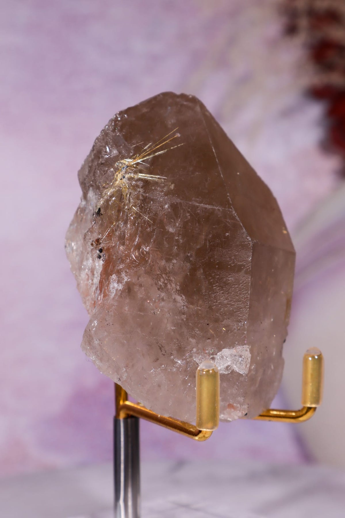 Rutilated Smoky Quartz Point | 6.8cm | Brazil Crystal Point Tali & Loz Crystals