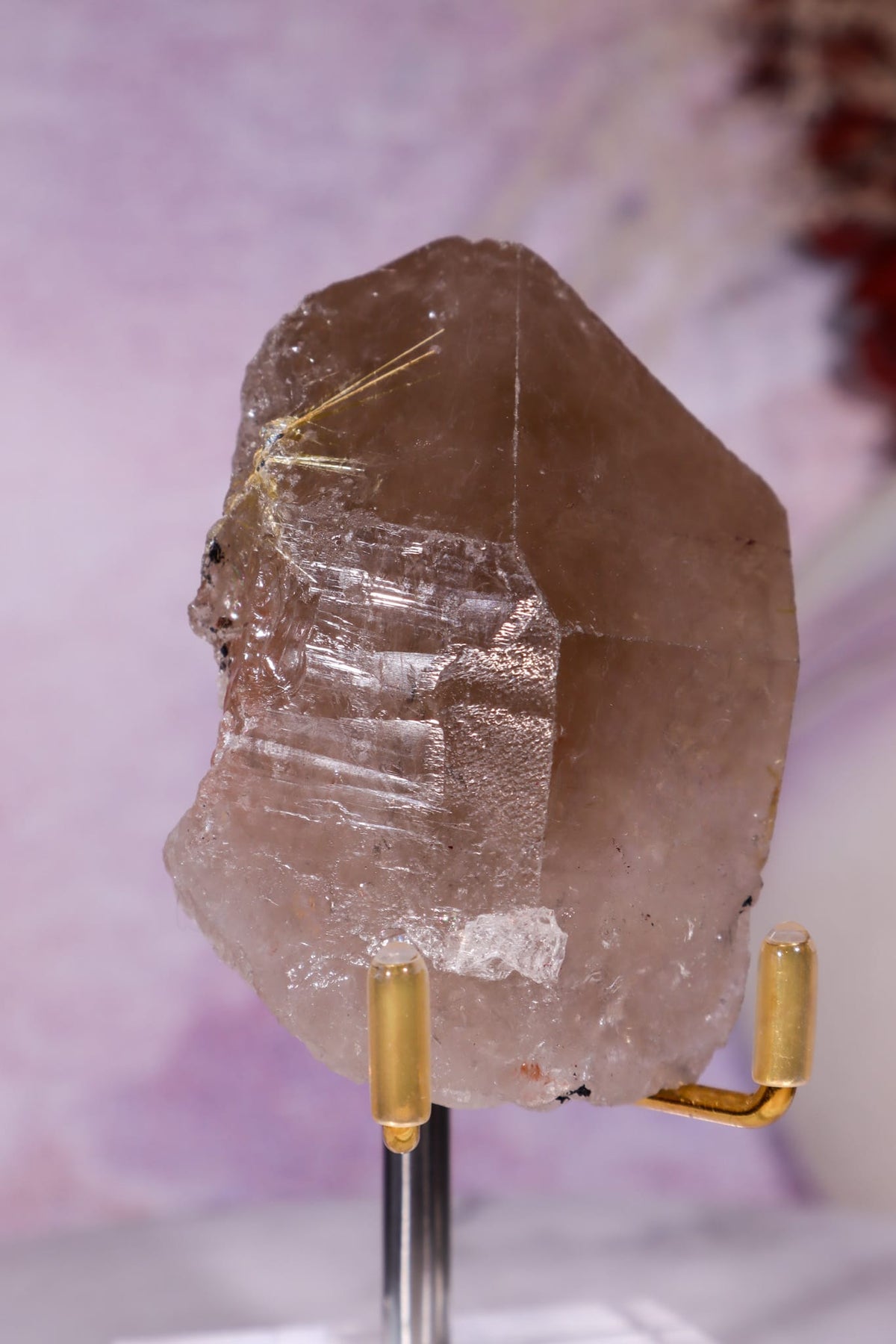 Rutilated Smoky Quartz Point | 6.8cm | Brazil Crystal Point Tali & Loz Crystals