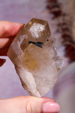 Rutilated Smoky Quartz with Hematite | 6.5–7 cm | Brazil Crystal C = 108.34g Tali & Loz Crystals