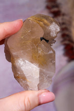 Rutilated Smoky Quartz with Hematite | 6.5–7 cm | Brazil Crystal Tali & Loz Crystals
