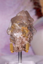 Rutilated Smoky Quartz with Hematite | 6.5–7 cm | Brazil Crystal Tali & Loz Crystals