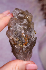 Rutilated Smoky Quartz with Hematite | 6.5–7 cm | Brazil Crystal Tali & Loz Crystals