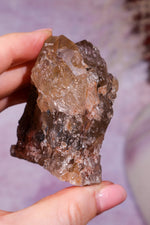 Rutilated Smoky Quartz with Hematite Cluster | 6cm | Brazil Crystal Cluster Tali & Loz Crystals