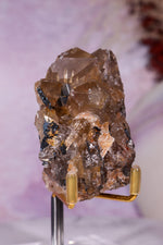 Rutilated Smoky Quartz with Hematite Cluster | 6cm | Brazil Crystal Cluster Tali & Loz Crystals