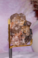 Rutilated Smoky Quartz with Hematite Cluster | 6cm | Brazil Crystal Cluster Tali & Loz Crystals