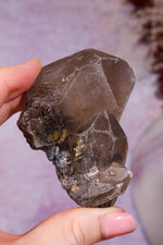 Rutilated Smoky Quartz with Hematite Cluster | 7cm | Brazil Crystal Cluster Tali & Loz Crystals