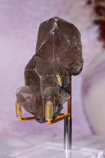 Rutilated Smoky Quartz with Hematite Cluster | 7cm | Brazil Crystal Cluster Tali & Loz Crystals