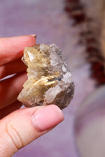 Rutilated Smoky Quartz with Hematite Specimen | 5.3cm | Brazil Crystal Specimen Tali & Loz Crystals