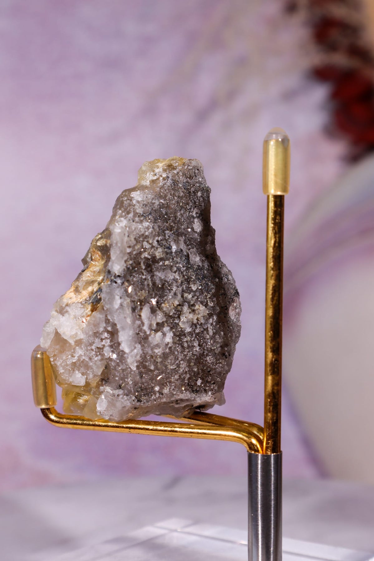 Rutilated Smoky Quartz with Hematite Specimen | 5.3cm | Brazil Crystal Specimen Tali & Loz Crystals