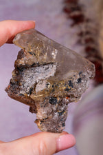 Rutilated Smoky Quartz with Hematite Specimen | 7.1cm | Brazil Crystal Specimen Tali & Loz Crystals